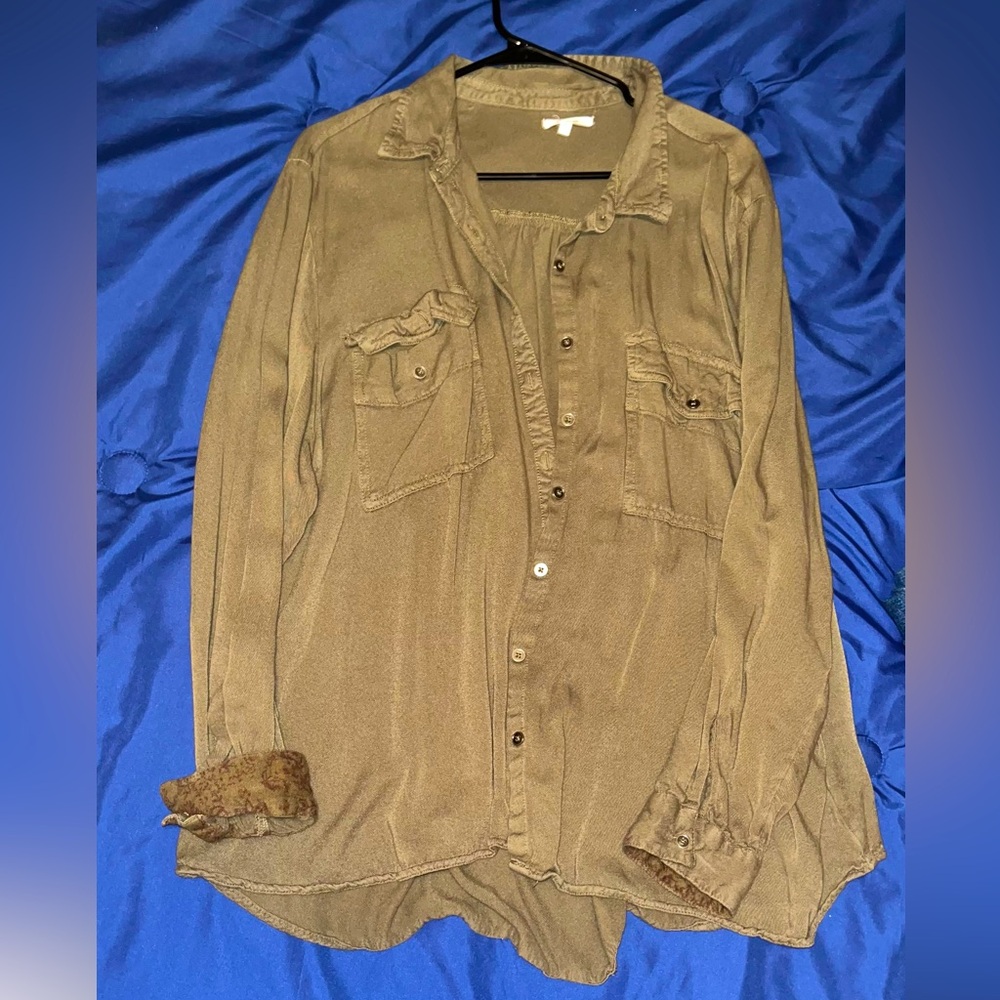 Maurices Long Sleeve Button